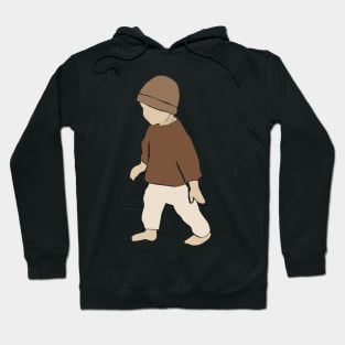 Abstract vector kids and baby little boy Composition Hoodie